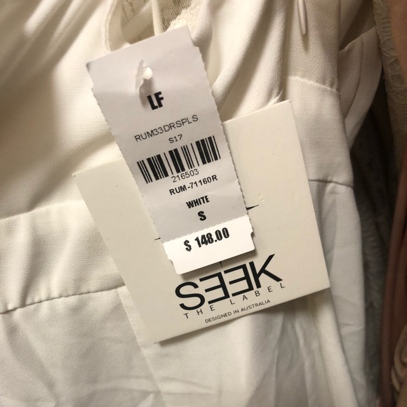 Beautiful white mesh romper- LF boutique- NWT - Picture 3 of 3